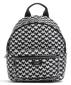 Рюкзак Sam Icon Modernist Hearts текстильный Kate Spade New York, белый