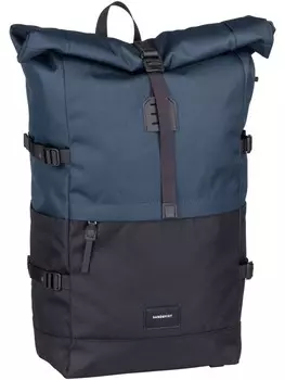 Рюкзак SANDQVIST Laptop Bernt Rolltop, цвет multi black/navy