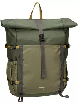Рюкзак SANDQVIST Rolltop Forest Hike, цвет Multi Trekk Green/Leaf Green