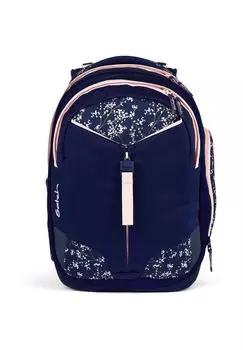 Рюкзак школьный, светоотражатели, молния двусторонняя, детский Satch, темно-синий