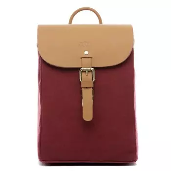 Рюкзак SID & VAIN Canvas & Leder Backpack Unisex AKIRA, красный
