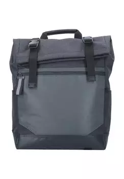 Рюкзак Скорость, текстильный, однотонный, с отделением для ноутбука, мужской PICARD, черный