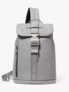 Рюкзак-слинг Hudson Leather Aviator Michael Kors, серый