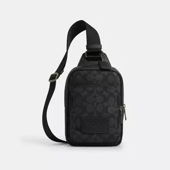 Рюкзак-слинг Racer COACH, цвет gunmetal/charcoal/black