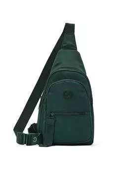 Рюкзак-слинг Victoria's Secret Pink Nylon Sling, темно-зеленый