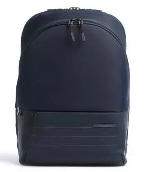 Рюкзак Stackd Biz 14 дюймов из искусственной кожи и переработанного полиэстера Samsonite, синий