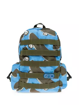 Рюкзак Stella McCartney Kids с принтом, синий