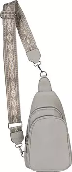 Рюкзак styleBREAKER One Shoulder Tasche, светло серый