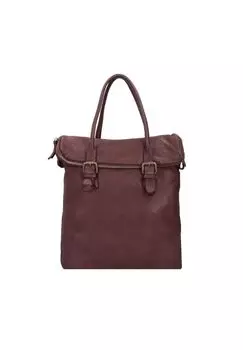 Рюкзак Submarine City кожаный 34 см HAROLD'S, коричневый