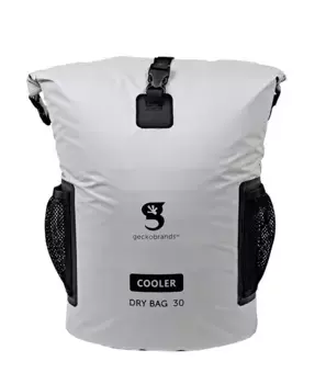 Рюкзак-сумка холодильник Dry Bag Cooler Geckobrands, серый