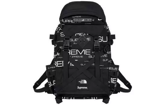 Рюкзак The North Face x Supreme, черный / белый