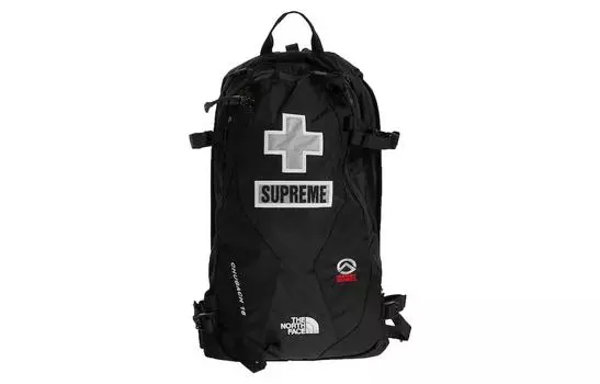 Рюкзак The North Face x Supreme с логотипом, синий / черный