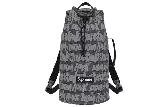 Рюкзак Supreme с принтом, синий