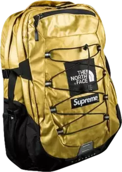 Рюкзак Supreme x The North Face Metallic Borealis Backpack Gold, золотой