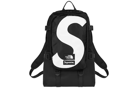 Рюкзак Supreme x The North Face S Logo Expedition, черный / красный