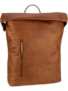 Рюкзак The Chesterfield Brand Rolltop Liverpool 0309, коньячный