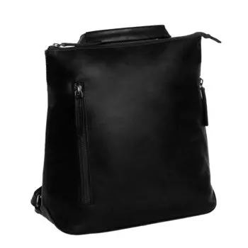 Рюкзак The Chesterfield Brand Wax Pull Up City Leder 30 cm, черный