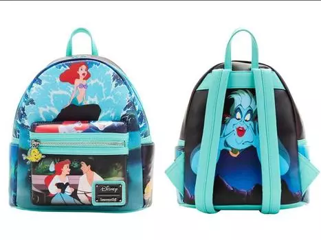 Рюкзак The Little Mermaid Princess Scenes Mini Backpack Loungefly