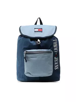 Рюкзак Tjm Heritage Denim Flap Backpack Tommy Jeans, синий
