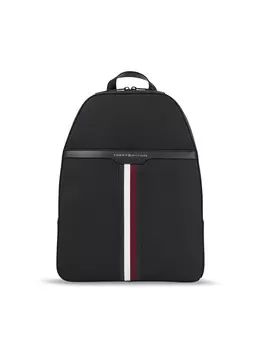 Рюкзак Tommy Hilfiger Th Coated Canvas Backpack AM0AM11533, черный