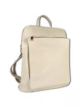 Рюкзак Toscanto Cityrucksack Leder beige ca. 30cm
