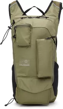 Рюкзак Trail Blazer Salomon Edition цвета хаки MM6 Maison Margiela, Deep lichen green