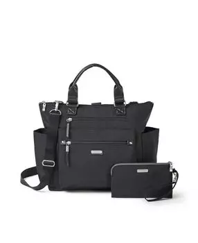 Рюкзак-трансформер 3 в 1 с RFID-браслетом для телефона Baggallini, черный