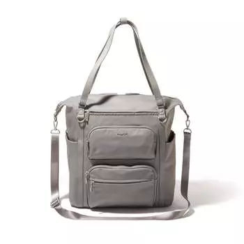 Рюкзак-трансформер Baggallini Nolita, цвет Steel Grey Twill