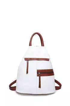 Рюкзак-трансформер Mira из искусственной кожи Fontanella Fashion, белый