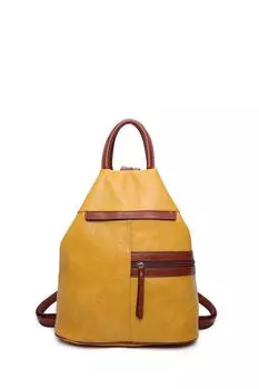 Рюкзак-трансформер Mira из искусственной кожи Fontanella Fashion, желтый