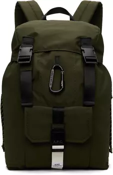 Рюкзак Trek цвета хаки A.P.C.