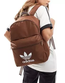 Рюкзак-трилистник коричневого цвета adidas Originals