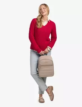 Рюкзак U.S. Polo Assn. Channel Quilted, бежевый