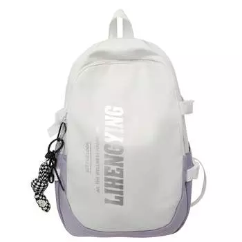 Рюкзак унисекс Barang Balang, Фиолетовый + извилистый шарм