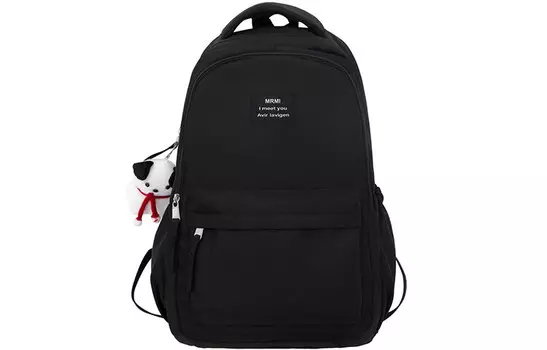 Рюкзак унисекс Bseleon, Темно-синий с подвеской