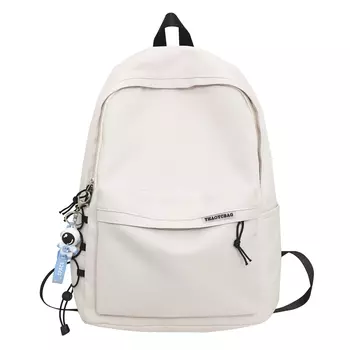 Рюкзак унисекс Deli Bear, Черный с подвеской в виде космонавта