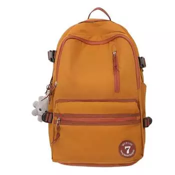 Рюкзак унисекс Deli Bear, Черный с подвеской