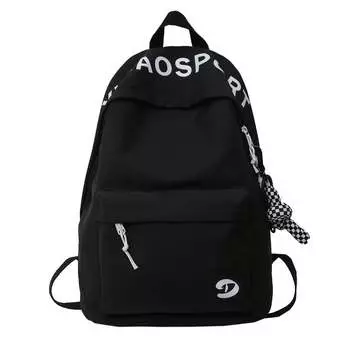 Рюкзак унисекс Deli Bear, Синий кулон с шахматной доской