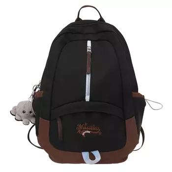 Рюкзак унисекс Deli Bear, Синий с подвеской