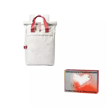 Рюкзак унисекс Draconite, Серо-красный контраст