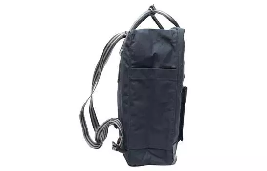 Рюкзак унисекс Fjallraven Kanken, Темно-синий/длинные полосы