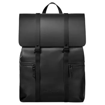 Рюкзак унисекс Gaston Luga, Элегантный черный апгрейд 2.0