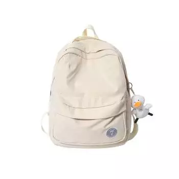 Рюкзак унисекс Gox, Оранжевый (с подвеской)