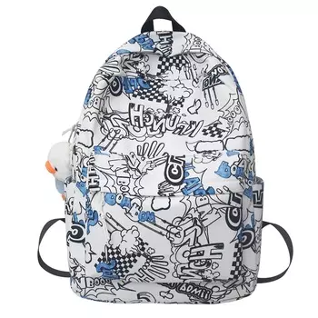 Рюкзак унисекс Kakaxi, Лента белая