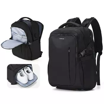 Рюкзак унисекс Landcase, Черный