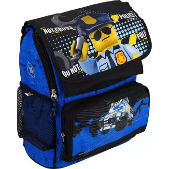 Рюкзак унисекс LEGO, LG-20069-2003 Школьная сумка для школьников — модель городской полиции