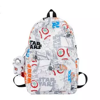 Рюкзак унисекс Louis Royaln, Оранжевый с белым