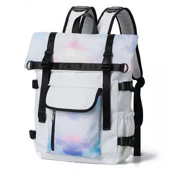 Рюкзак унисекс LOVERPUSS, Блестящий белый