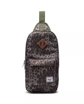 Рюкзак унисекс объемом 8 л из ткани цвета милитари зеленого цвета Herschel