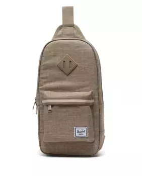 Рюкзак унисекс объемом 8 л из коричневой ткани Herschel, коричневый